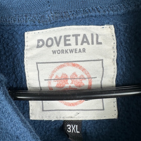 Dovetail Workwear Anna Pullover Hoodie Dovetail Blue Size 3XL - Picture 5 of 6